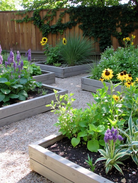 raised beds for pollinators