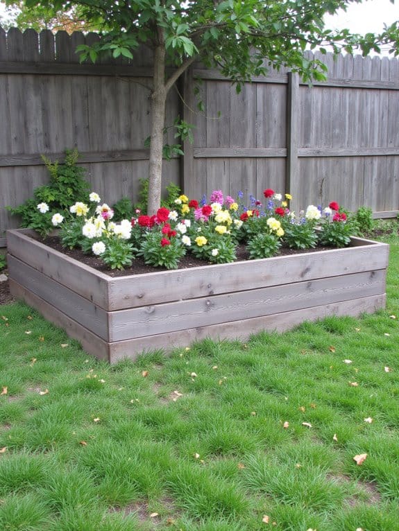 raised flower bed benefits