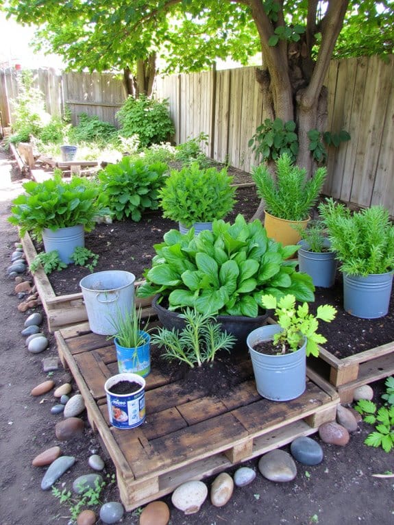 recycled materials for gardening