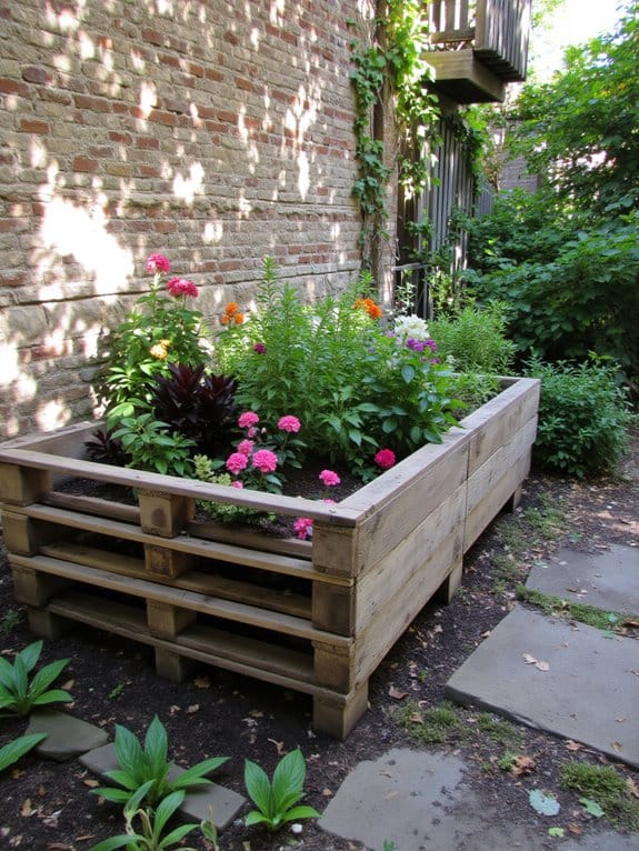 repurposed pallets for planters