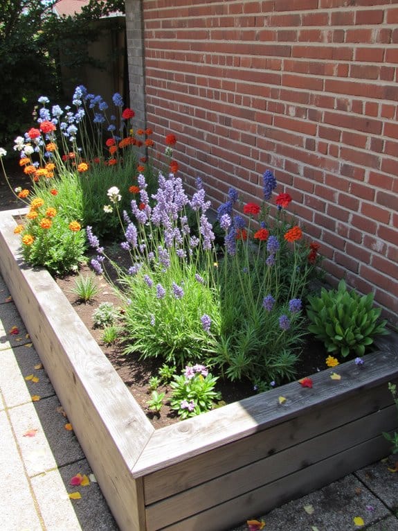 scented wildflowers enhance garden