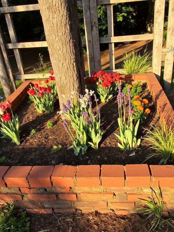 seasonal flower bed ideas