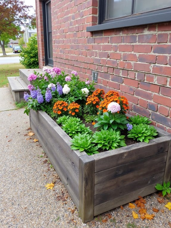seasonal flower bed planning