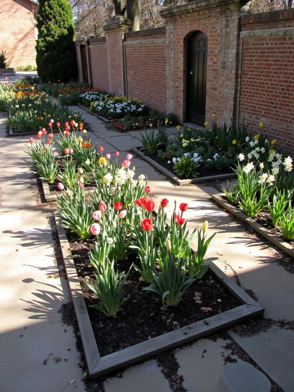 seasonal flower bed rotation