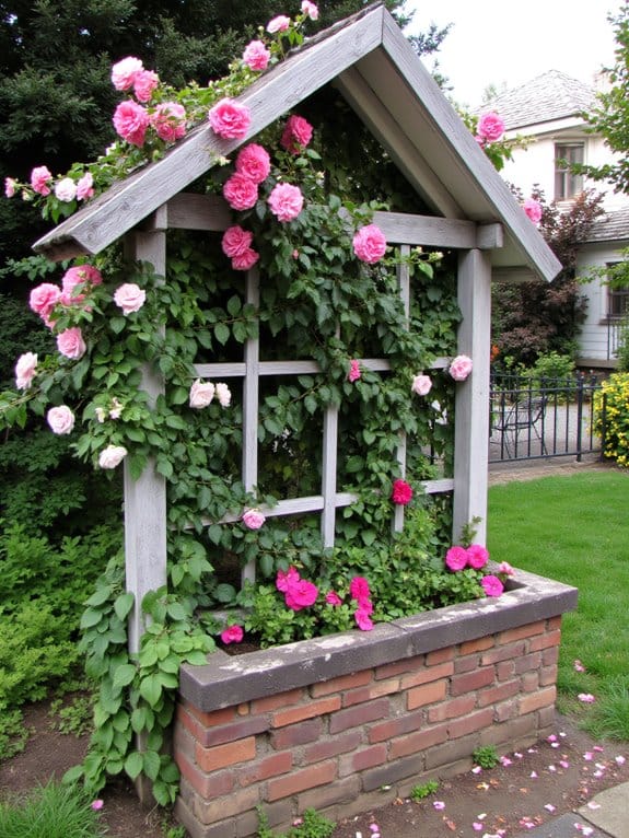 seasonal flowers for trellis