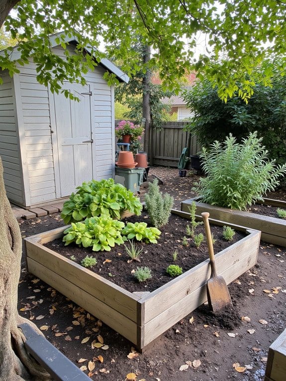 seasonal garden bed maintenance