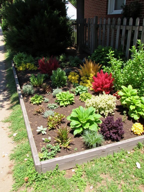 seasonal garden color selection