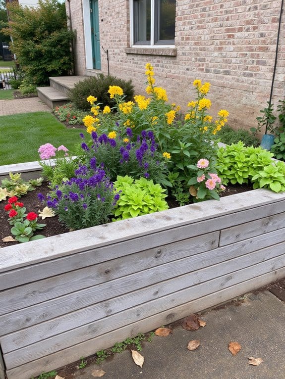 seasonal planting in beds