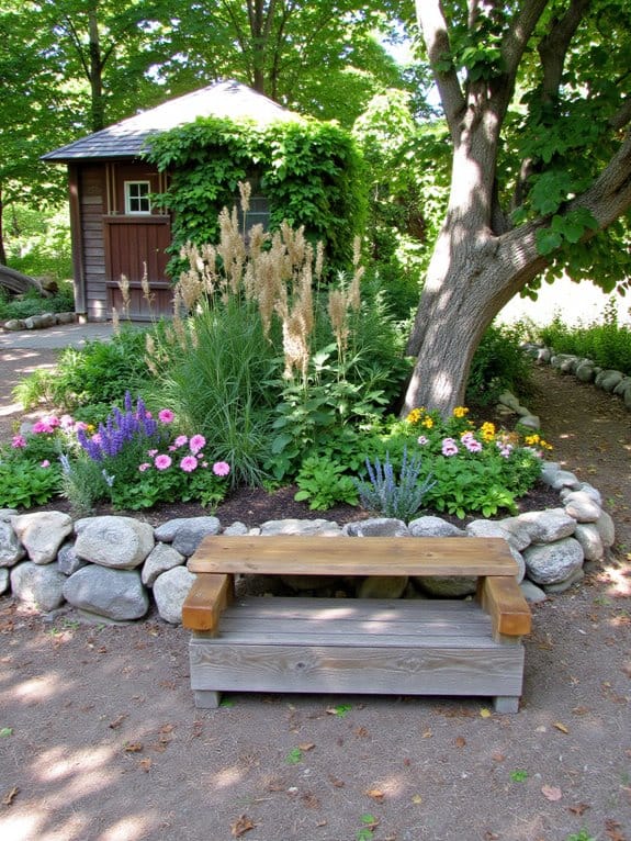 seasonal plants and structure