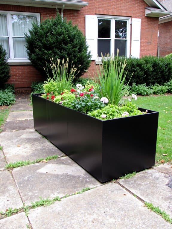 sleek durable stylish flower beds
