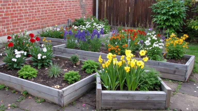 space saving flower bed ideas