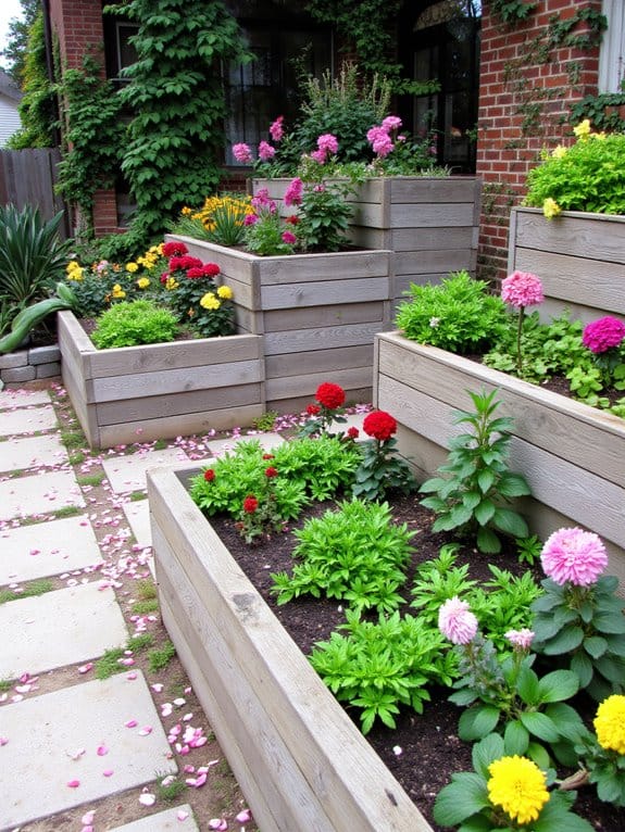 stunning multi tiered garden design