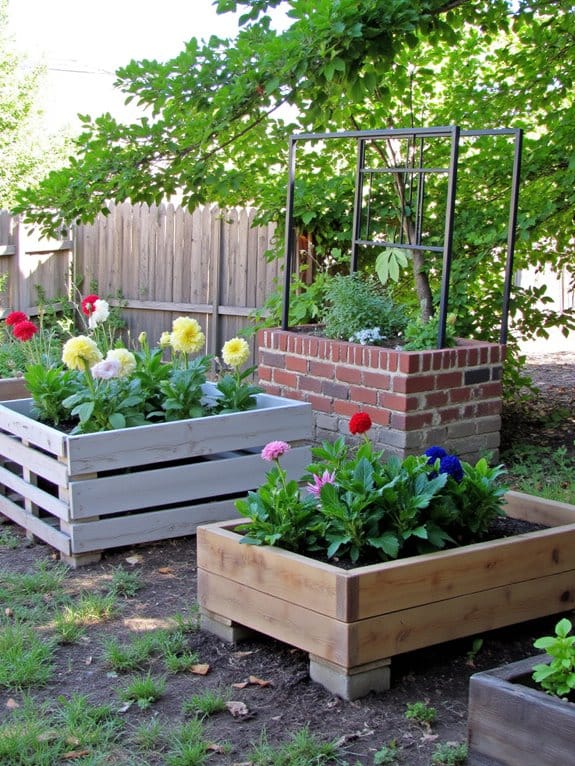 sturdy garden bed frames