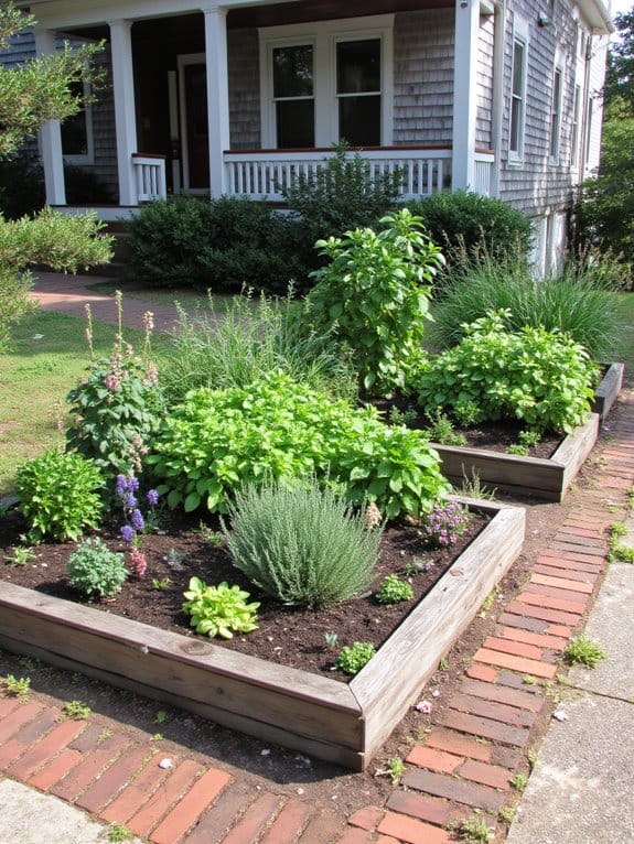 stylish garden bed borders