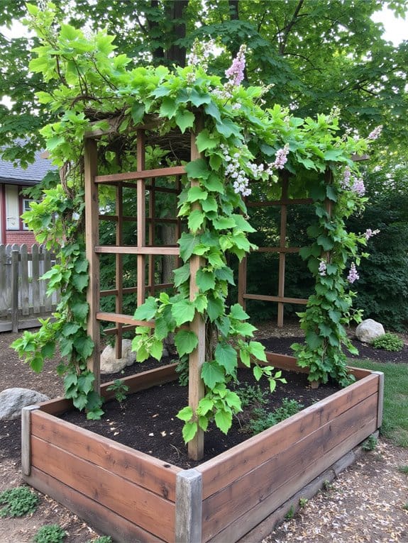 support climbing plants effectively