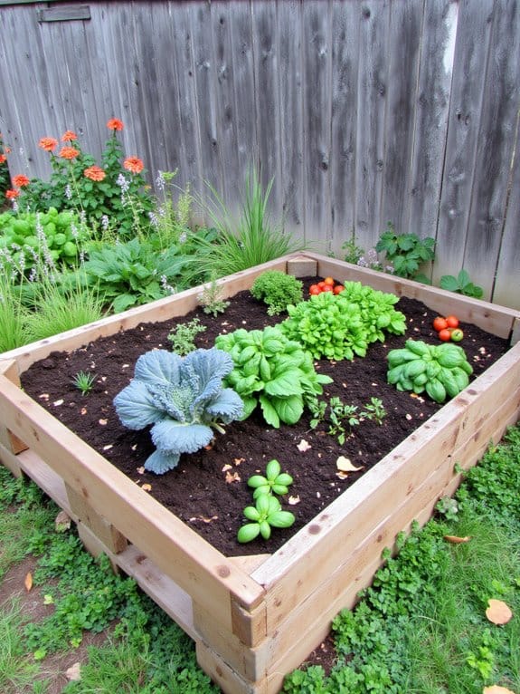 sustainable pallet wood gardens