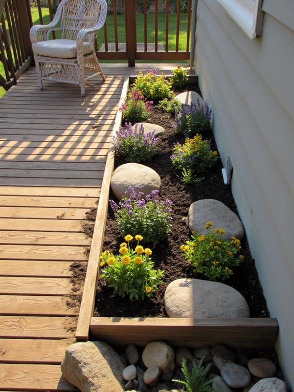 sustainable raised flower beds