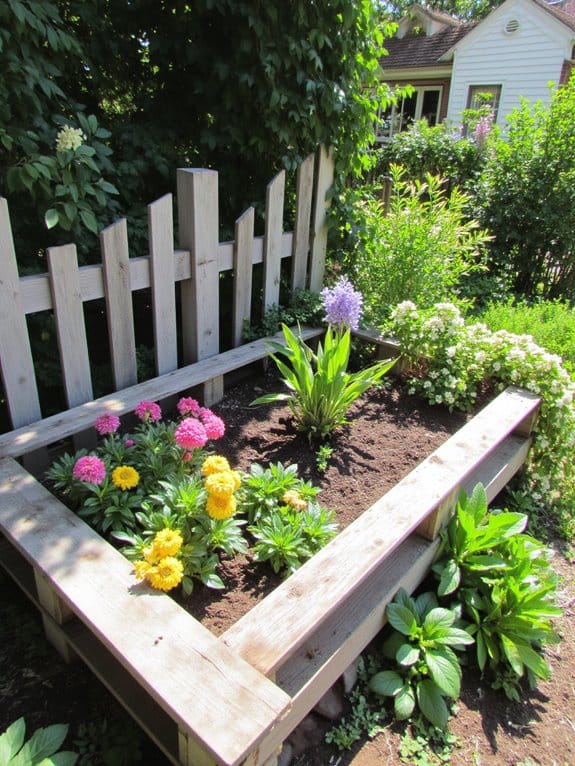 sustainable recycled garden beds