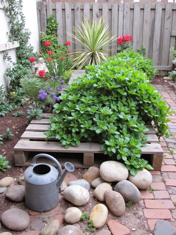 sustainable recycled garden beds