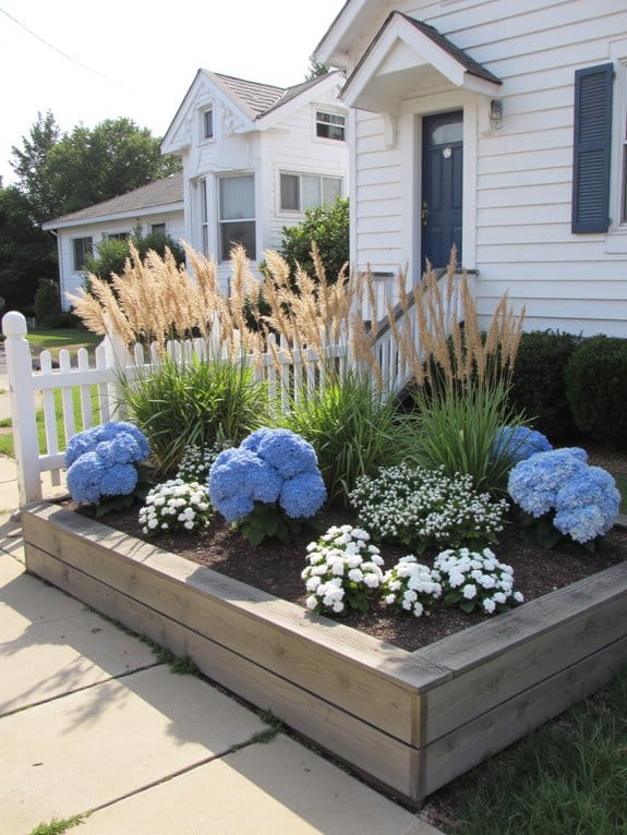 themed flower bed design