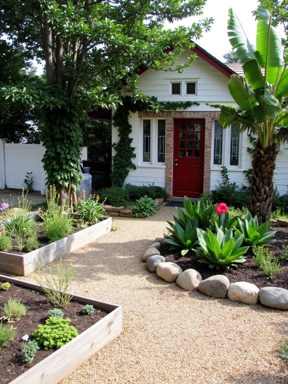 themed raised flower gardens