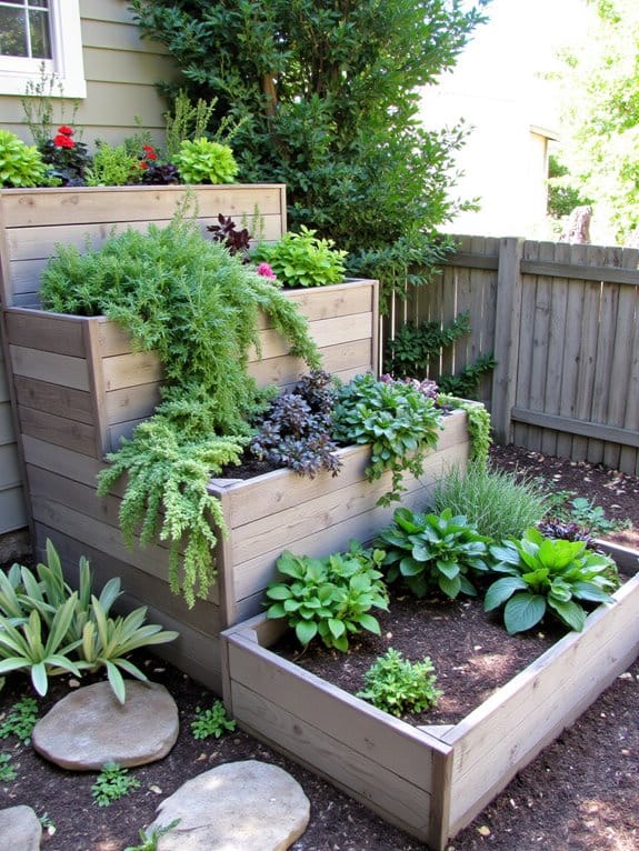 tiered garden bed benefits