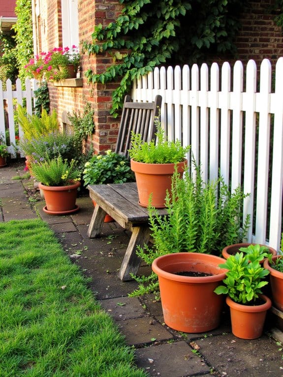 timeless terracotta garden pots