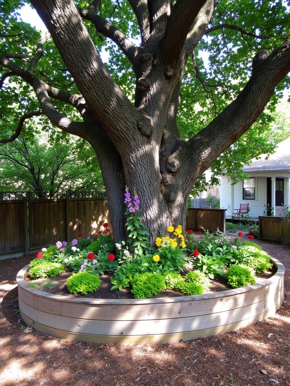 trees enhance garden ecosystems