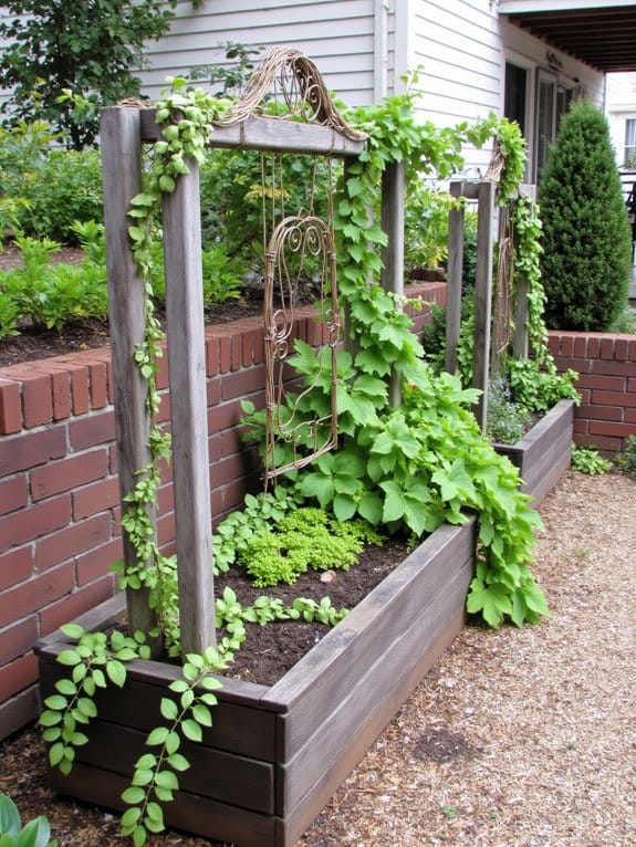 trellis for vertical gardening