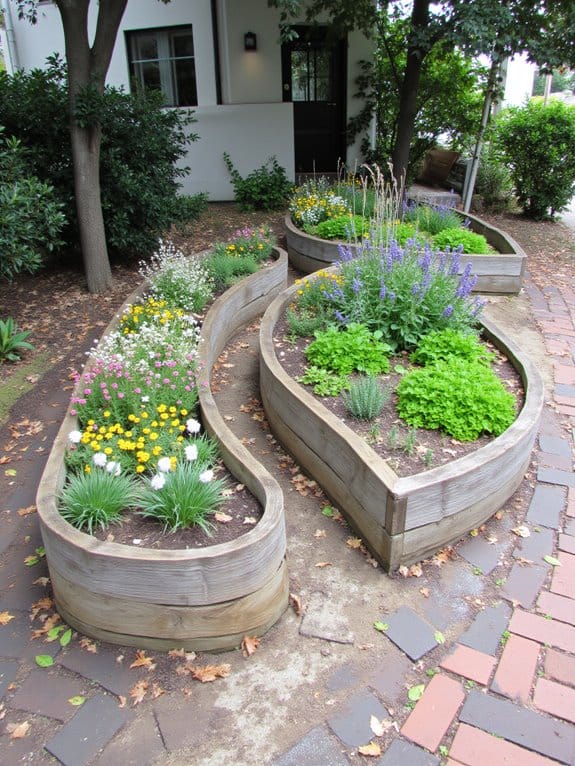 unique decorative flower beds