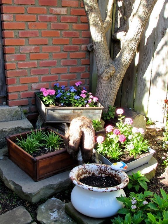 upcycled materials for planters
