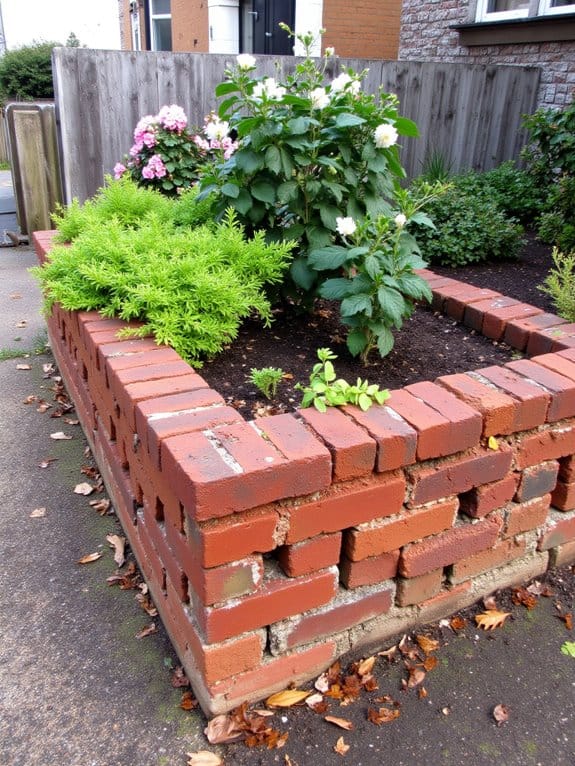 varying brick sizes textures