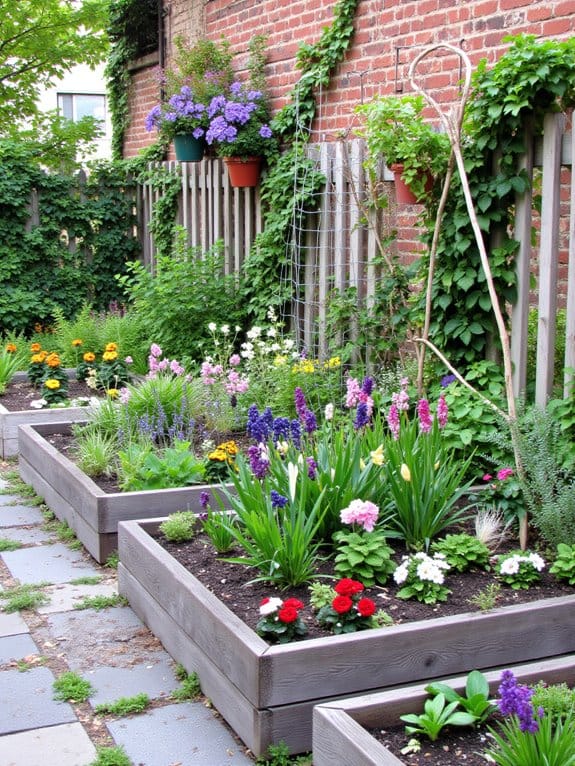 vertical elements enhance gardens