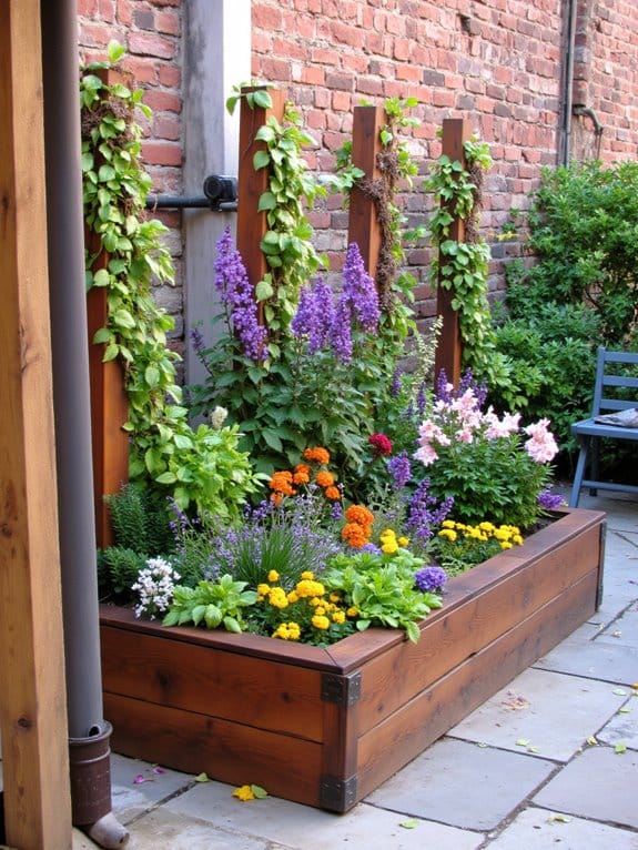 vertical flower bed benefits