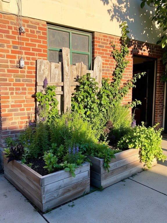 vertical raised beds maximize space