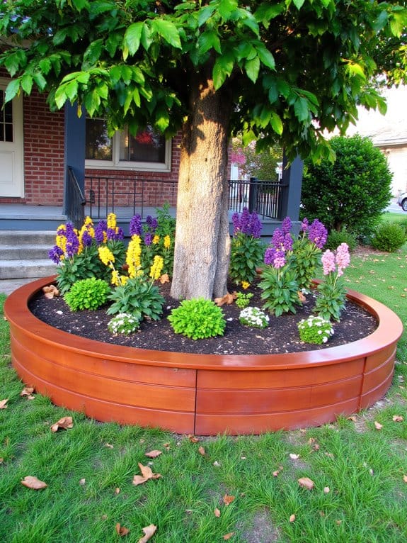 vibrant composite material beds