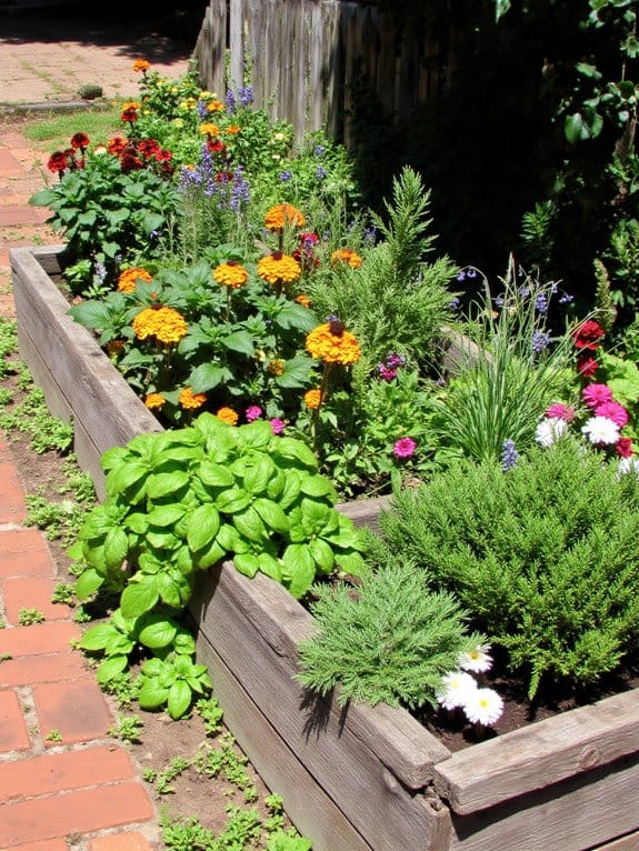 vibrant edible garden combinations