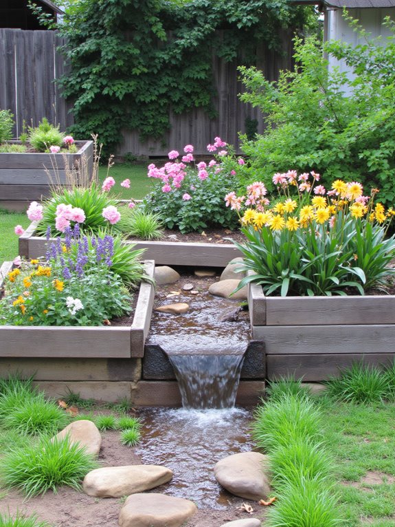 water features enhance gardens