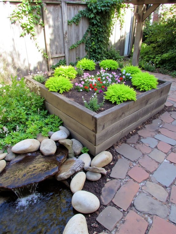water features enhance gardens