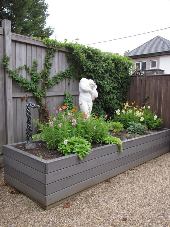 whimsical garden art accents