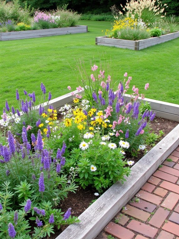 wildflower meadow for pollinators