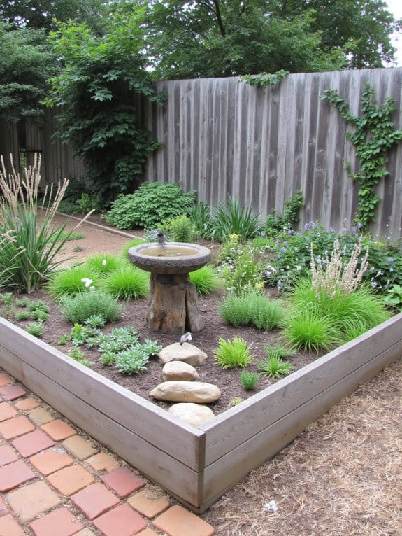 wildlife friendly raised garden beds