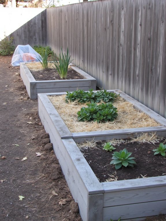 winterize raised garden beds