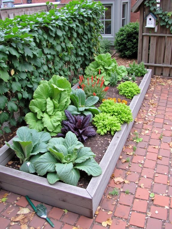 year round raised garden planting