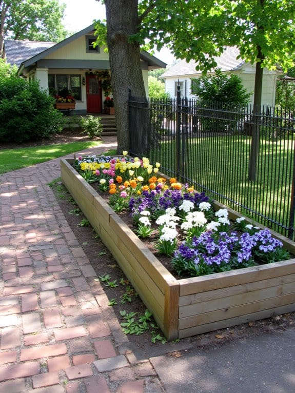 year round vibrant flower beds