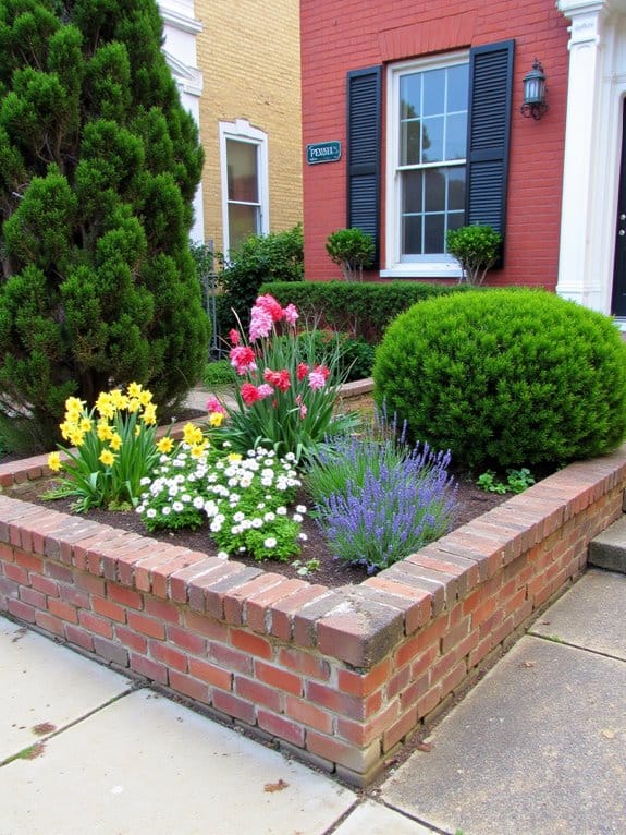 year round vibrant flower display