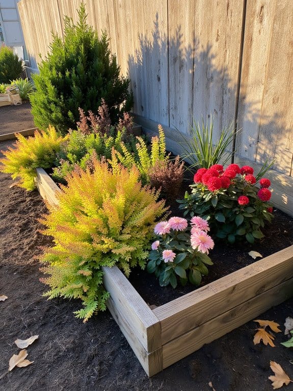 year round vibrant garden planting