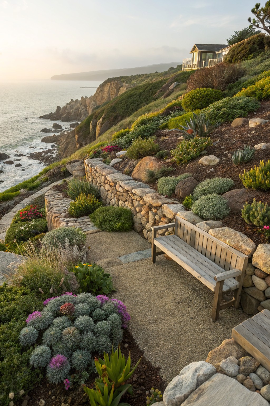 Terraced Stone Walls for Sloped Yards