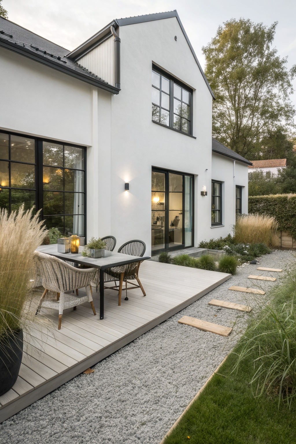 Simple Wood Deck Patios