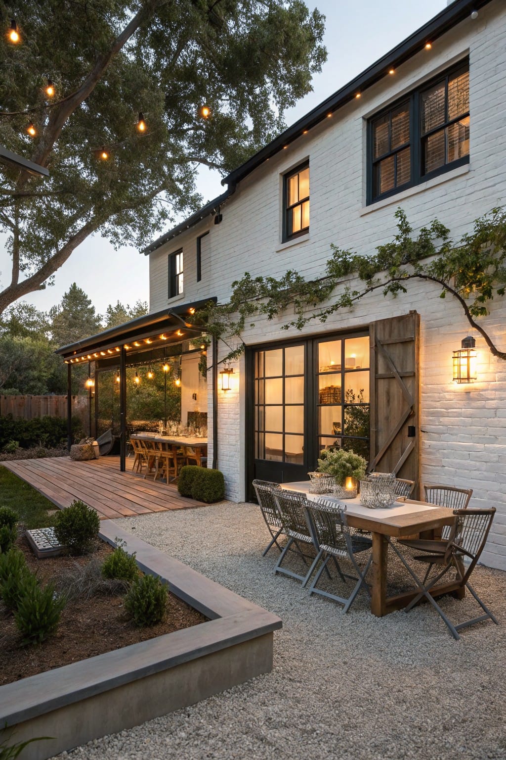 String Lights Over Backyard Patios